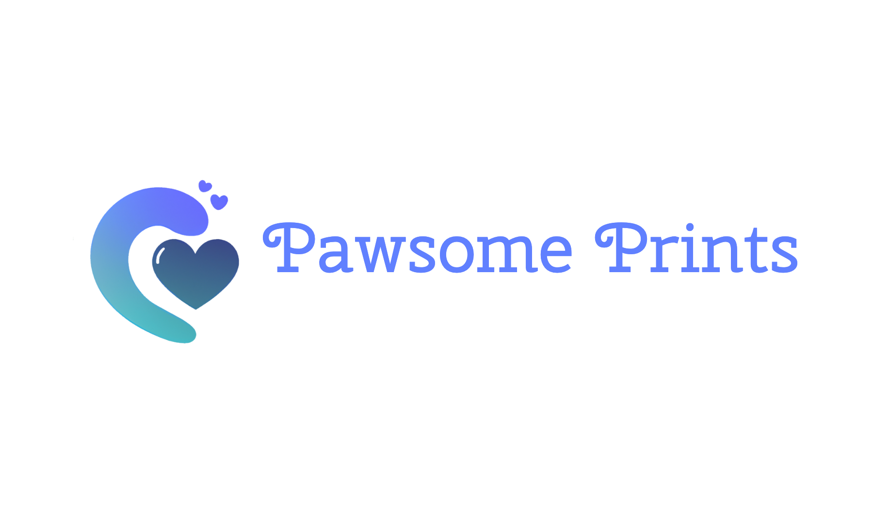 Cute Logo Maker Logo for Pawsome Prints 3