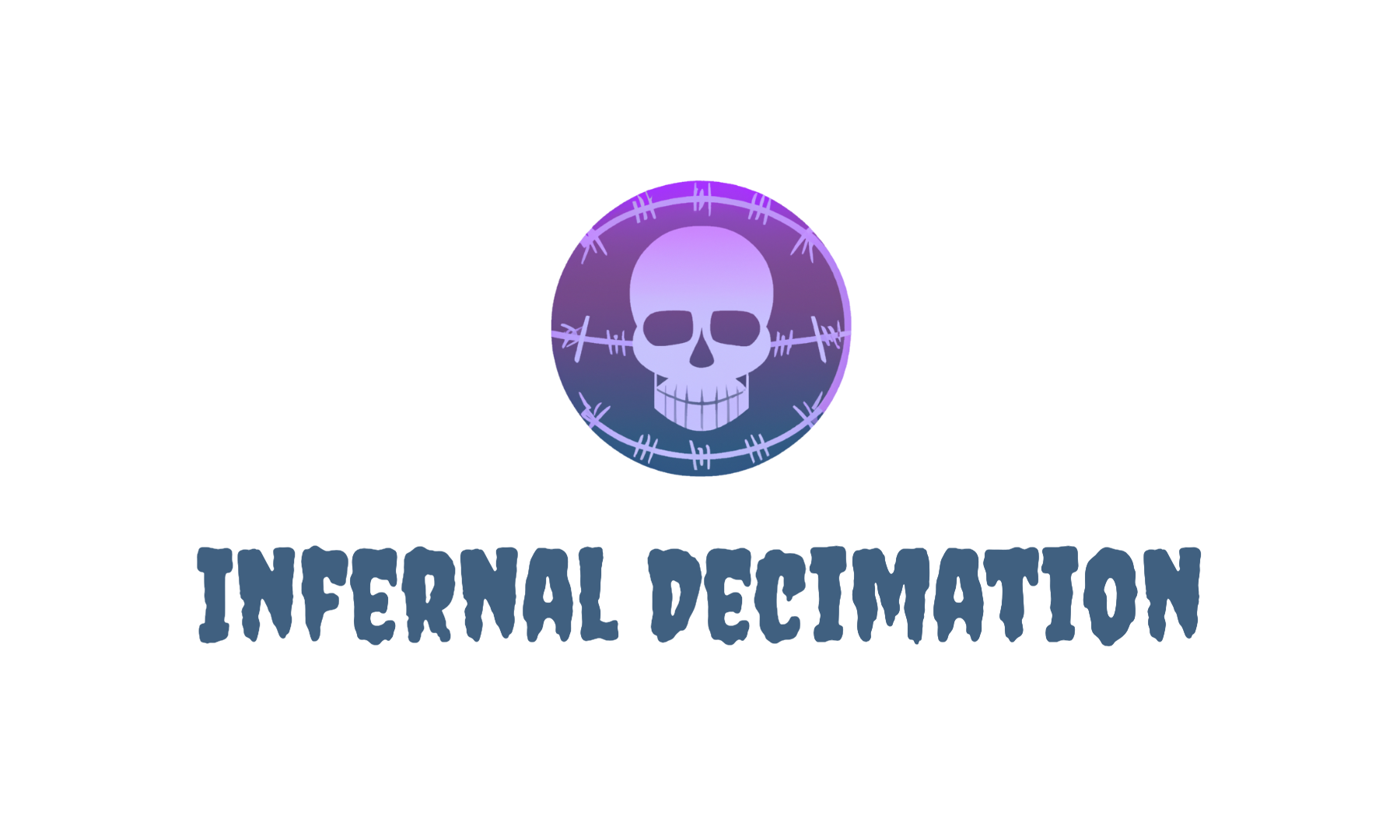 Death Metal Logo Maker Logo for Infernal Decimation 1