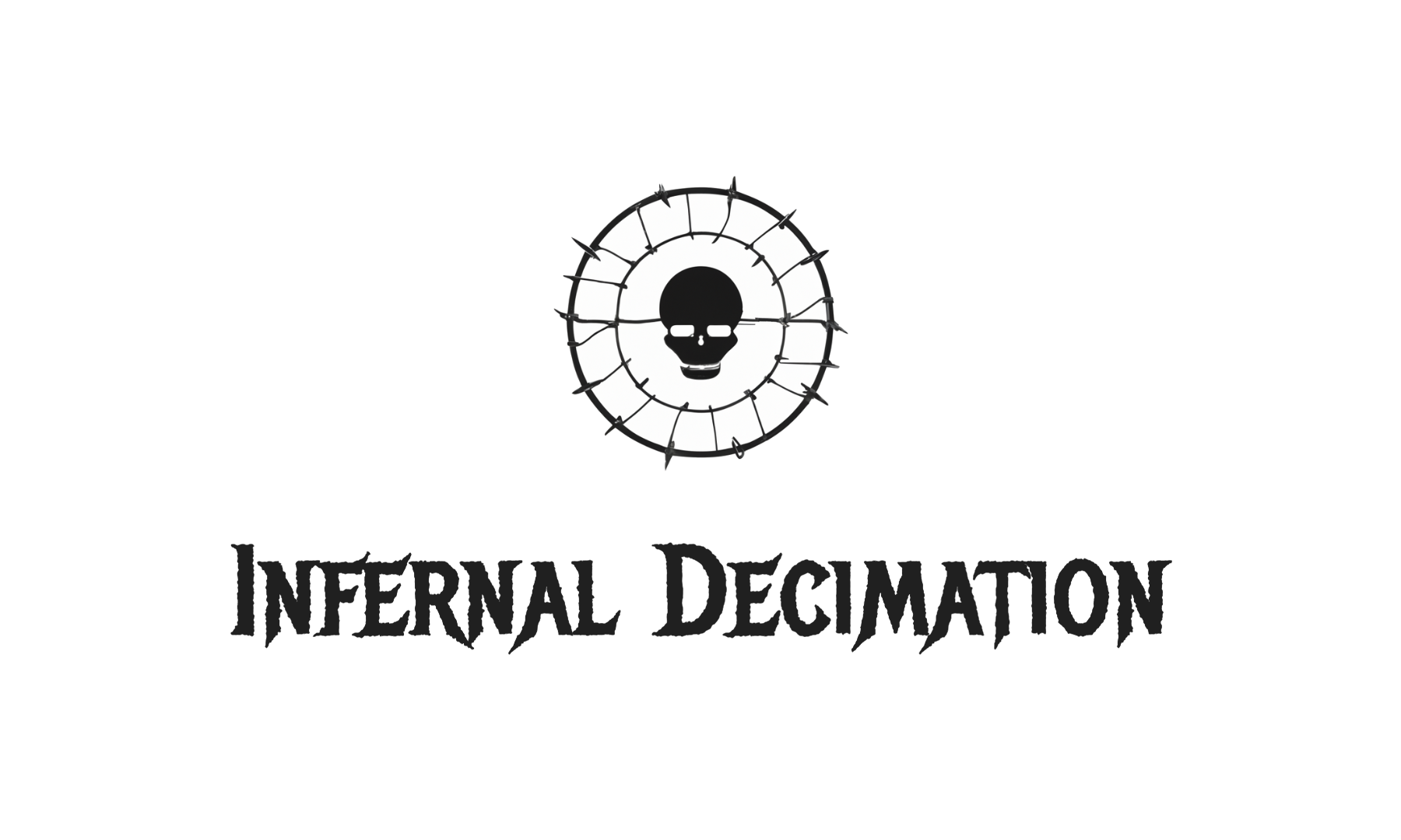 Death Metal Logo Maker Logo for Infernal Decimation 2