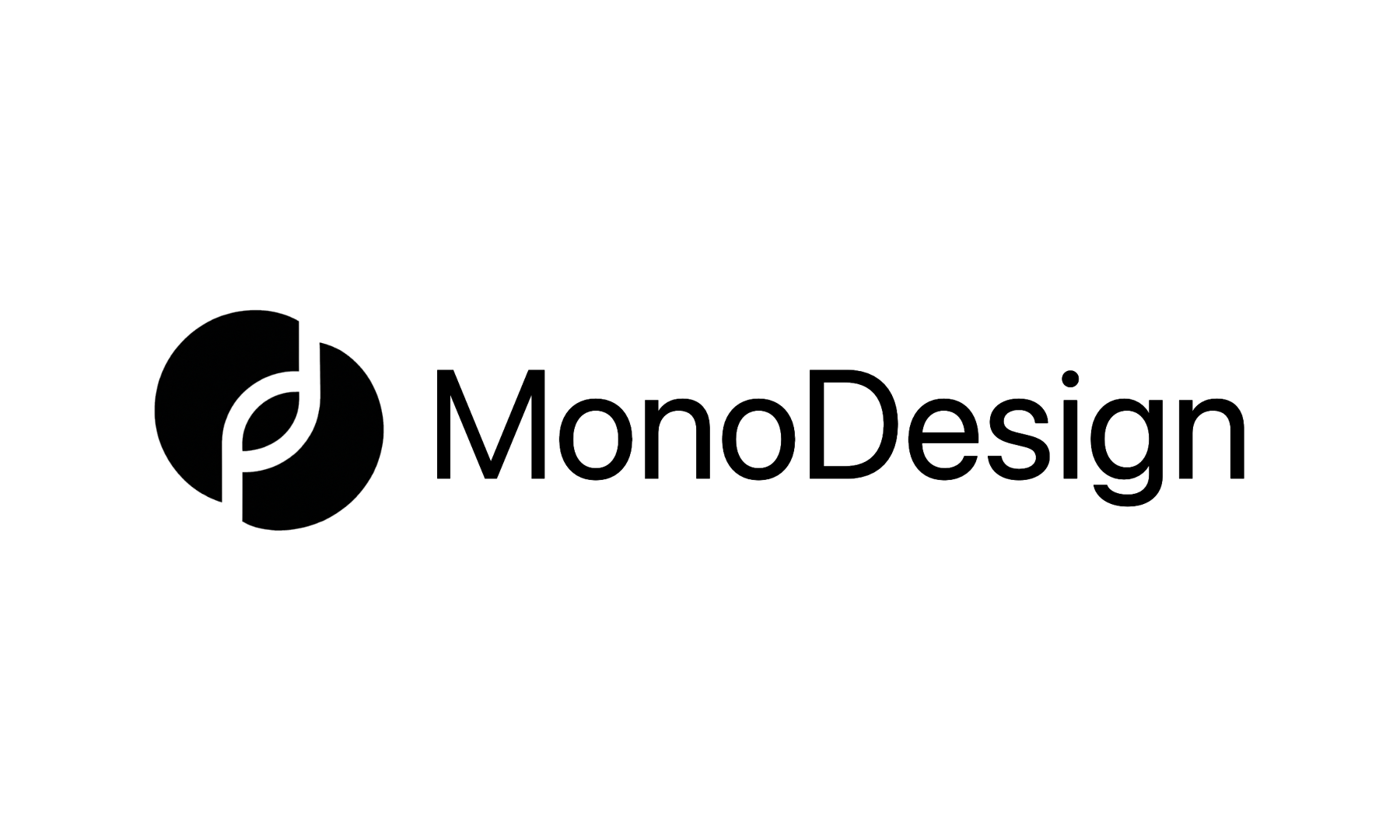 Monochrome Logo Maker Logo for MonoDesign 1