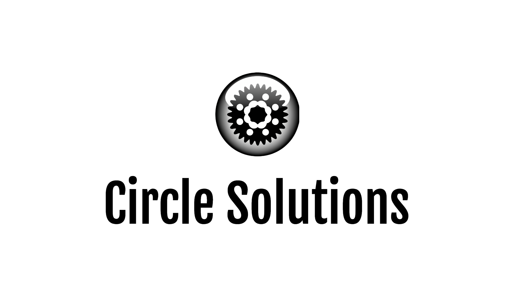 Round Logo Maker Logo for Circle Solutions 2