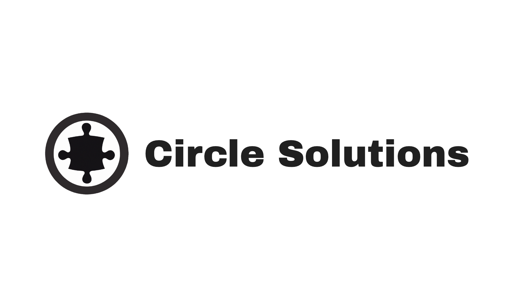 Round Logo Maker Logo for Circle Solutions 3