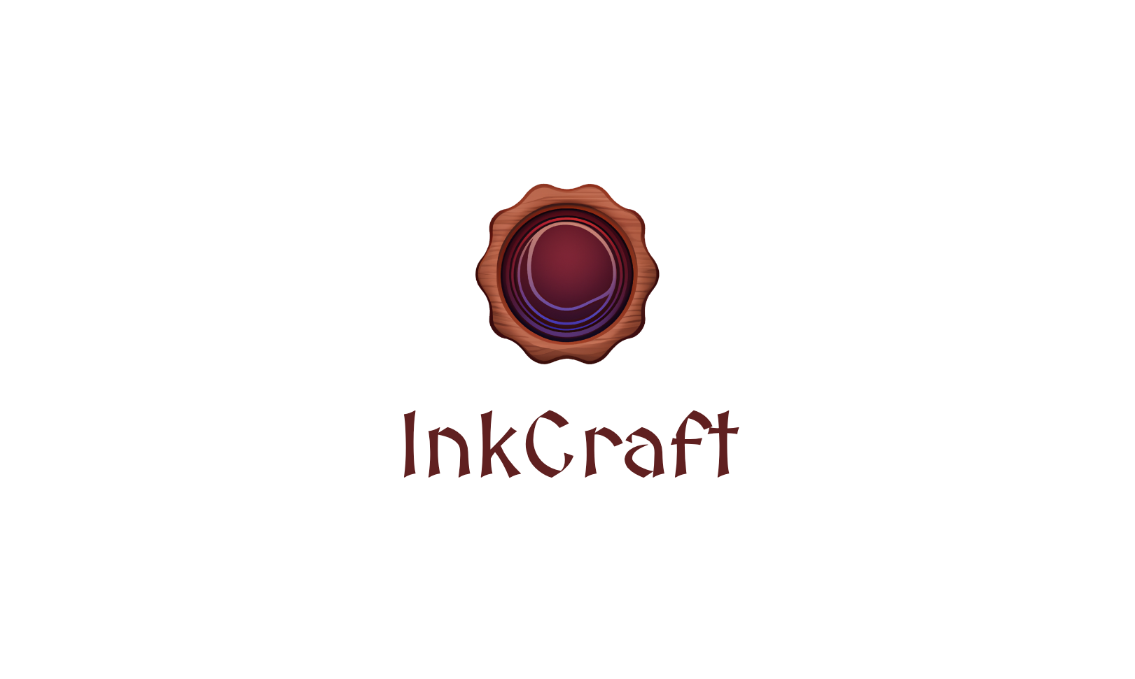 Stamp Logo Maker Logo for InkCraft 1