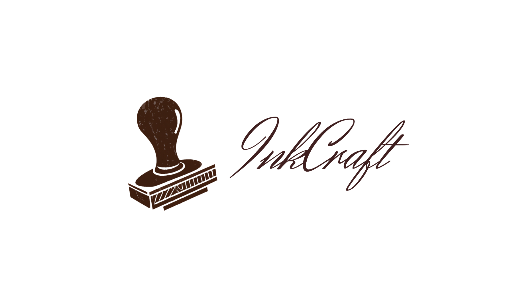 Stamp Logo Maker Logo for InkCraft 3