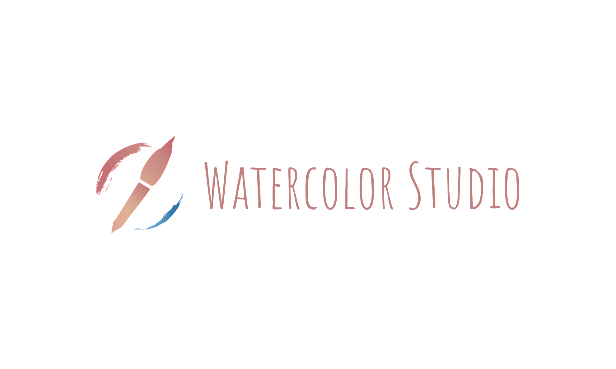 Watercolor Logo Maker Logo for Watercolor Studio 1