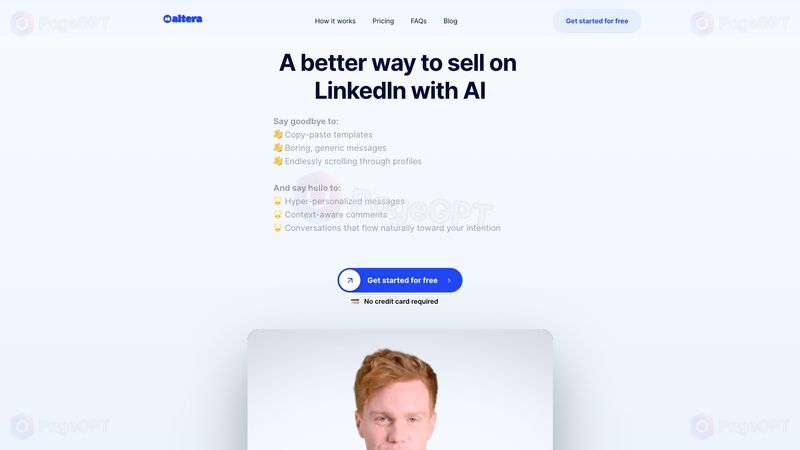 Altera screenshot Homepage