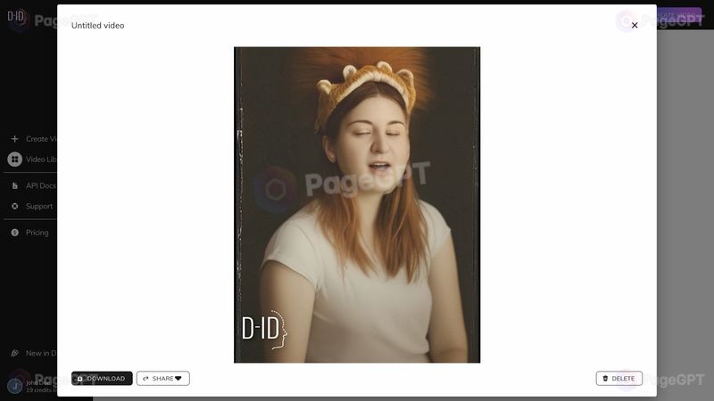 D-ID screenshot Vid 4