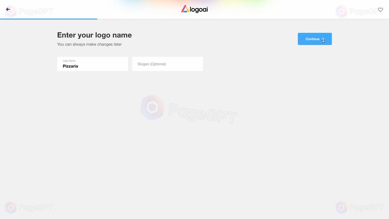 Logoai screenshot Start 2