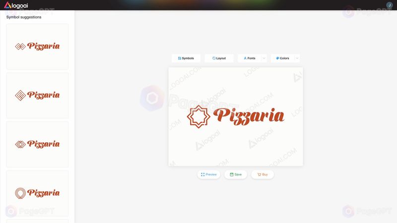 Logoai screenshot Symbols