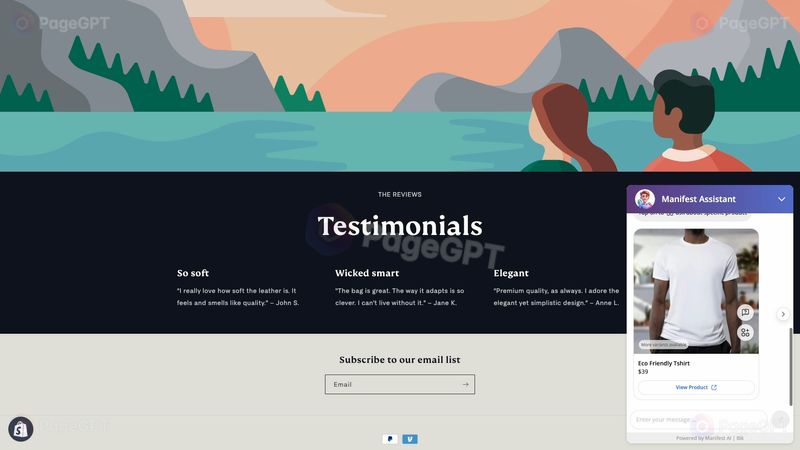 Manifest screenshot Chat 2