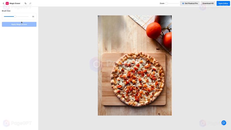 Pixelcut screenshot Erase 5