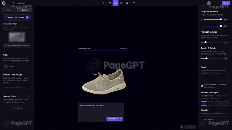 Playground AI screenshot Background