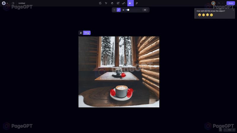Playground AI screenshot Erase 2