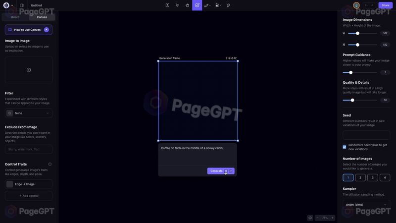 Playground AI screenshot Generate