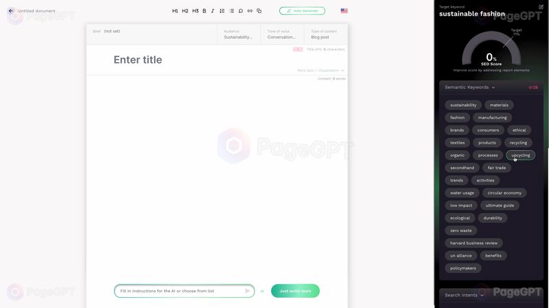 SEO.ai screenshot Report 1