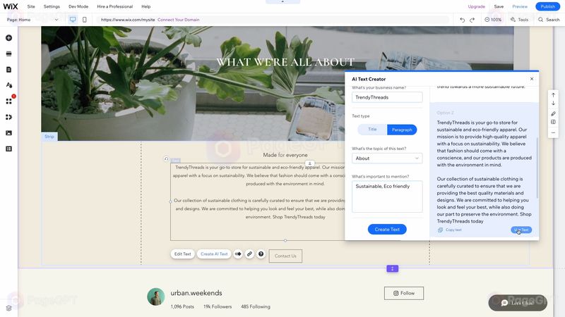 Wix ADI screenshot Edit 7