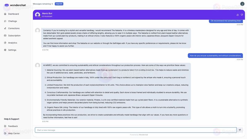 Wonderchat screenshot Chat 3